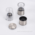 2 in 1 stainless steel manual pepper grinder